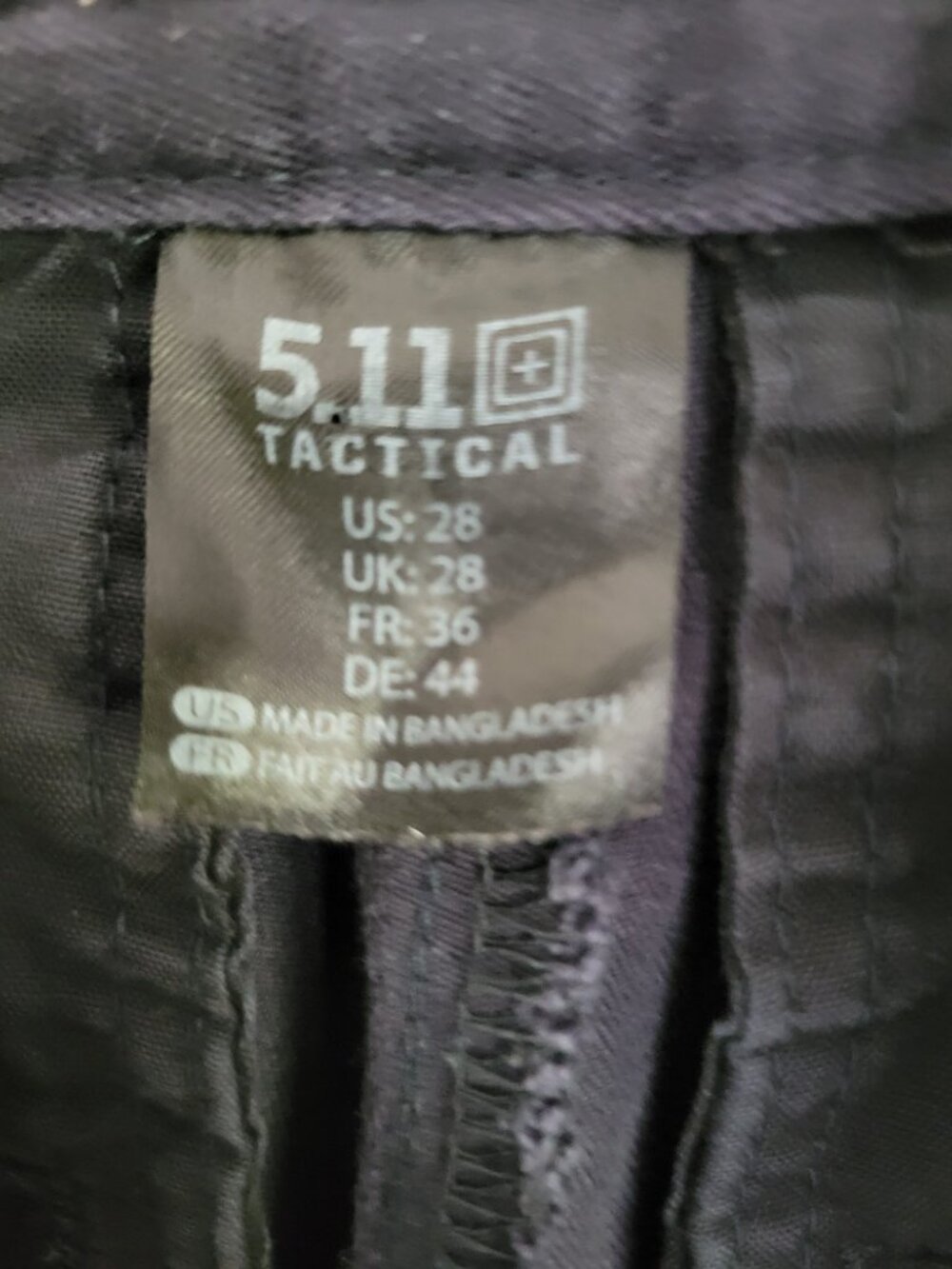 Tactical Utility Cargo Pants Cotton Canvas 5.11 Tactical W28 Fire EMS Police - Picture 4 of 8